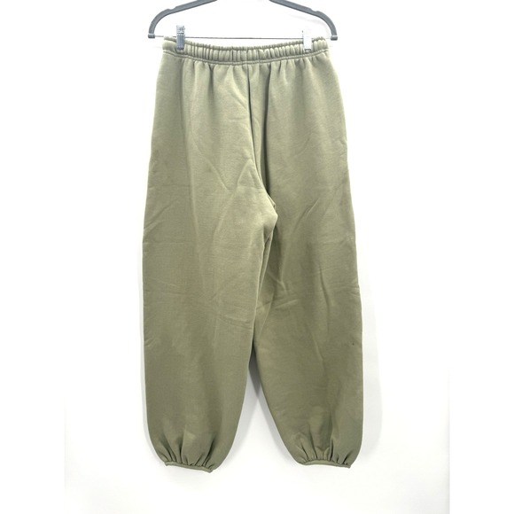 KBB by Kahlana Pants - KBB By Kahlana Womens Small Sage Sweatpants Cotton Oversized Elevated Essential